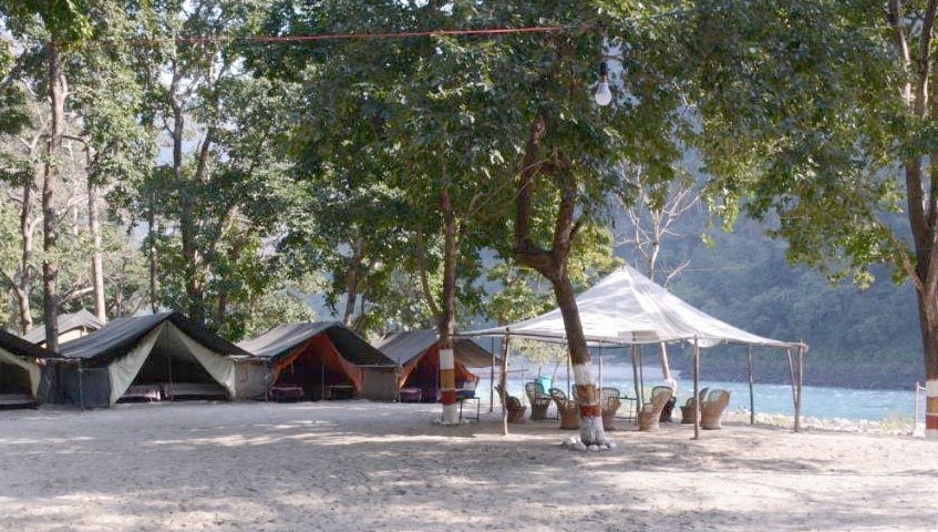 Beach Camp in Shivpuri Rishikesh