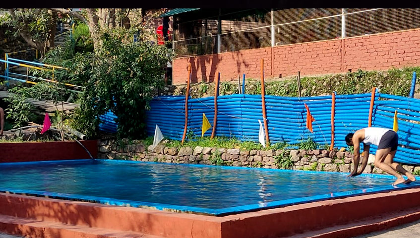 Jungle Camp with Swimming Pool in Rishikesh Shivpuri